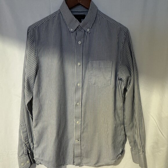 Banana Republic Slim Stretch Striped Button-Down Shirt – Men’s M - Picture 3 of 5